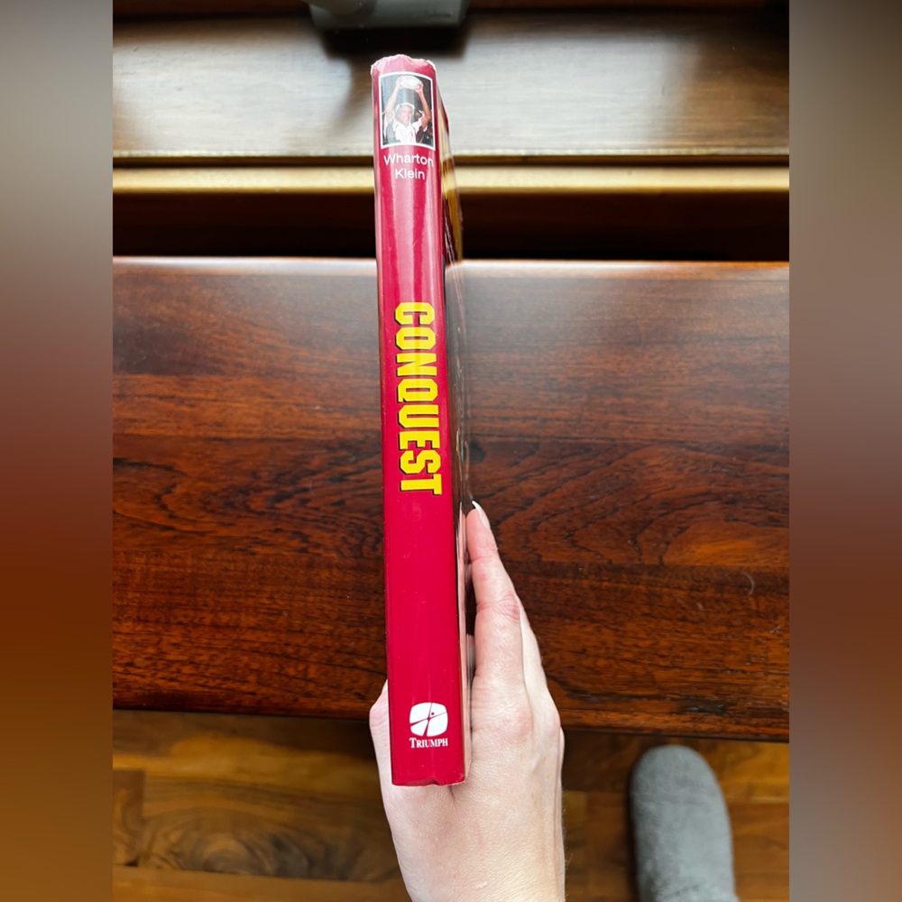3/$24 Hardcover Book Conquest by Dan Wharton (USC Football) - Picture 2 of 7